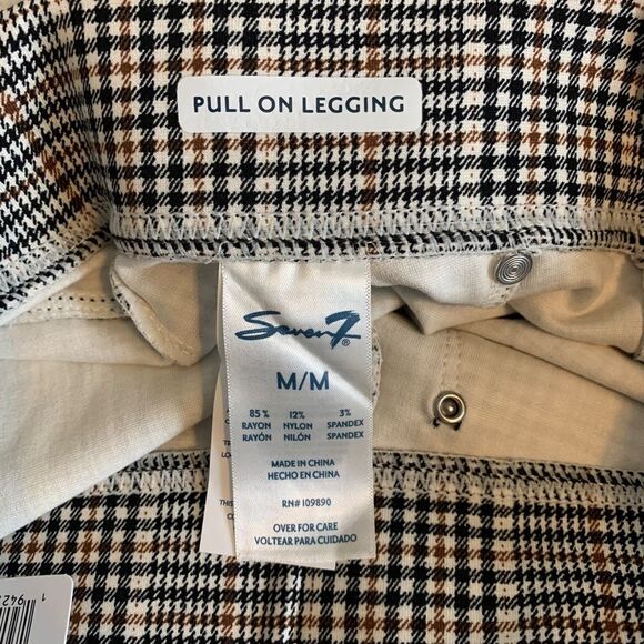 Seven7 Women’s 4-Way Stretch Skinny Leg Pull On Ponte Legging Size Medium NWT - Picture 7 of 10